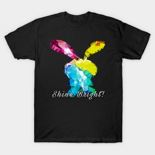 Shine Bright Like a Rainbow Bunny T-Shirt